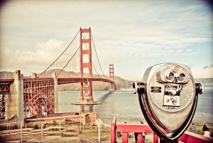 Blick auf die Golden Gate Bridge