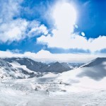 Panorama vom Stubai Gletscher