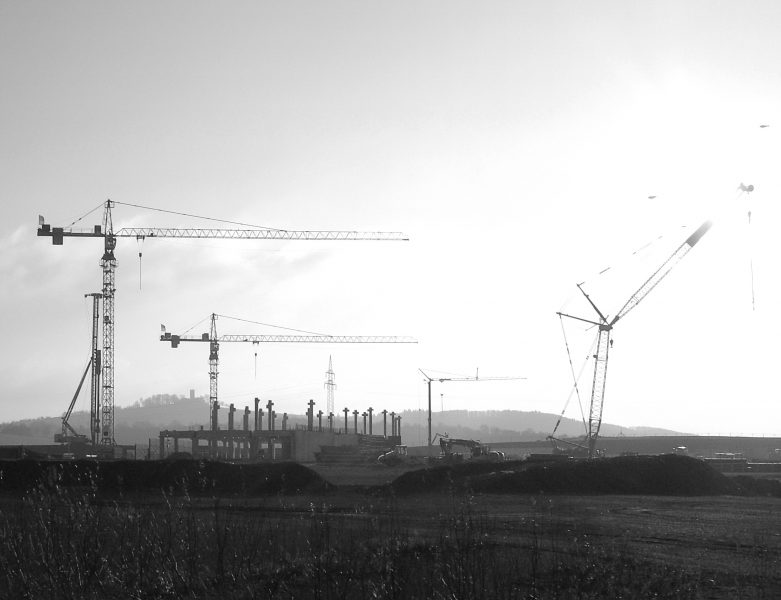 Stadionbau Sinsheim 16.11.2007